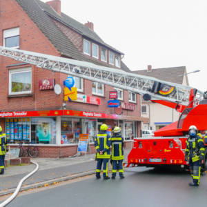 Wohnung in Lohner Innenstadt brennt