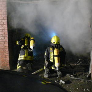 Garagenbrand in der Silvesternacht