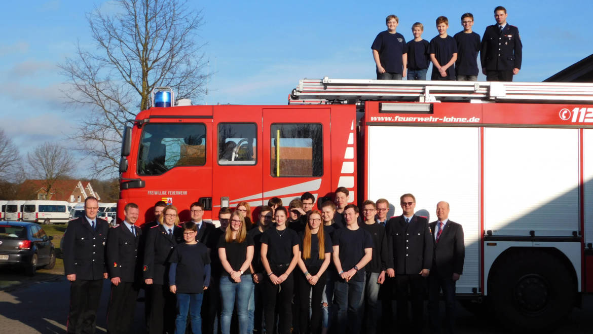 Jahreshauptversammlung der Jugendfeuerwehr Lohne