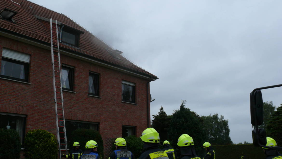 Zimmerbrand im Dachgeschoss