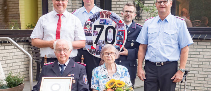 70 Jahre im Dienst der Freiwilligen Feuerwehr