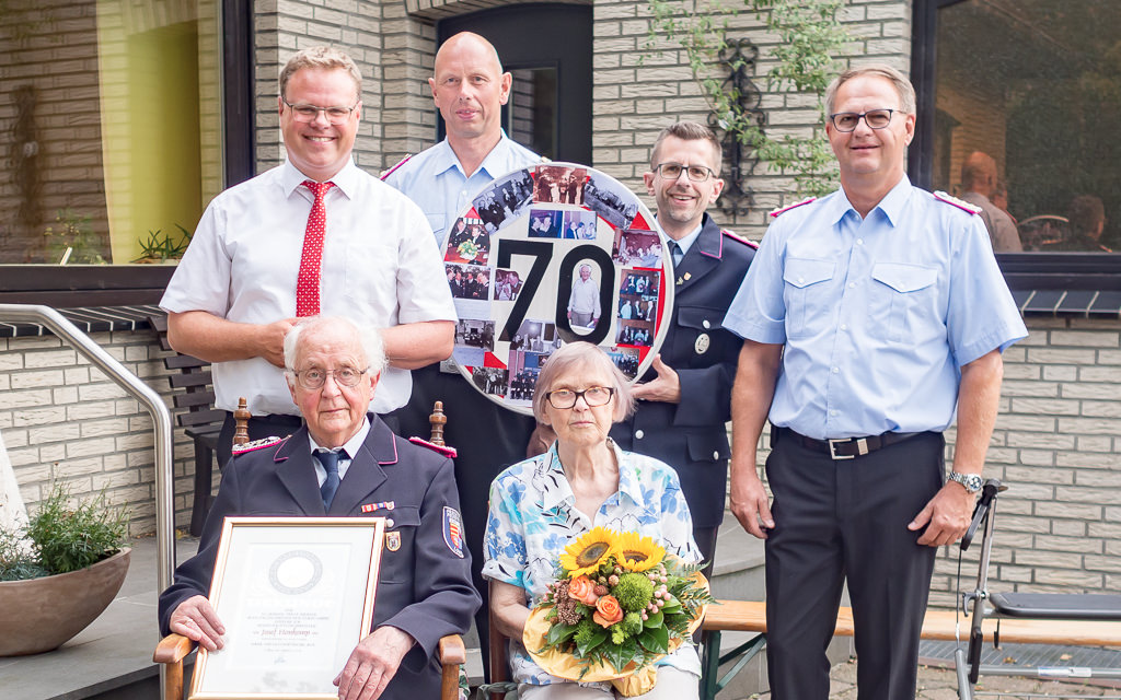 70 Jahre im Dienst der Freiwilligen Feuerwehr