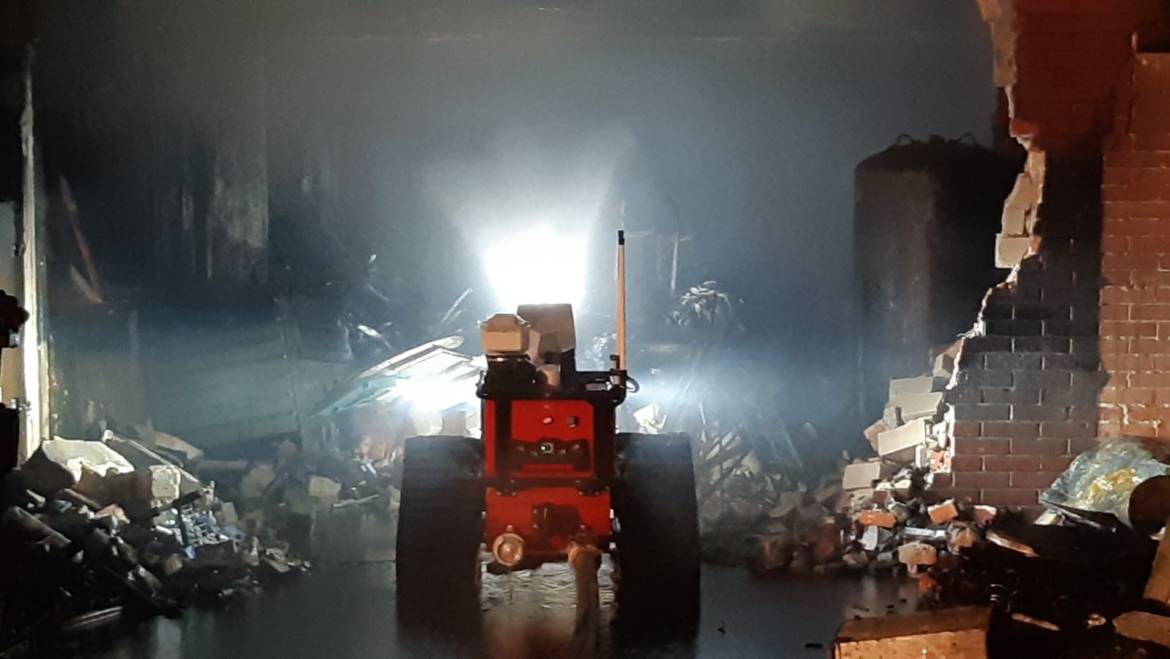 Großbrand von Lagerhalle