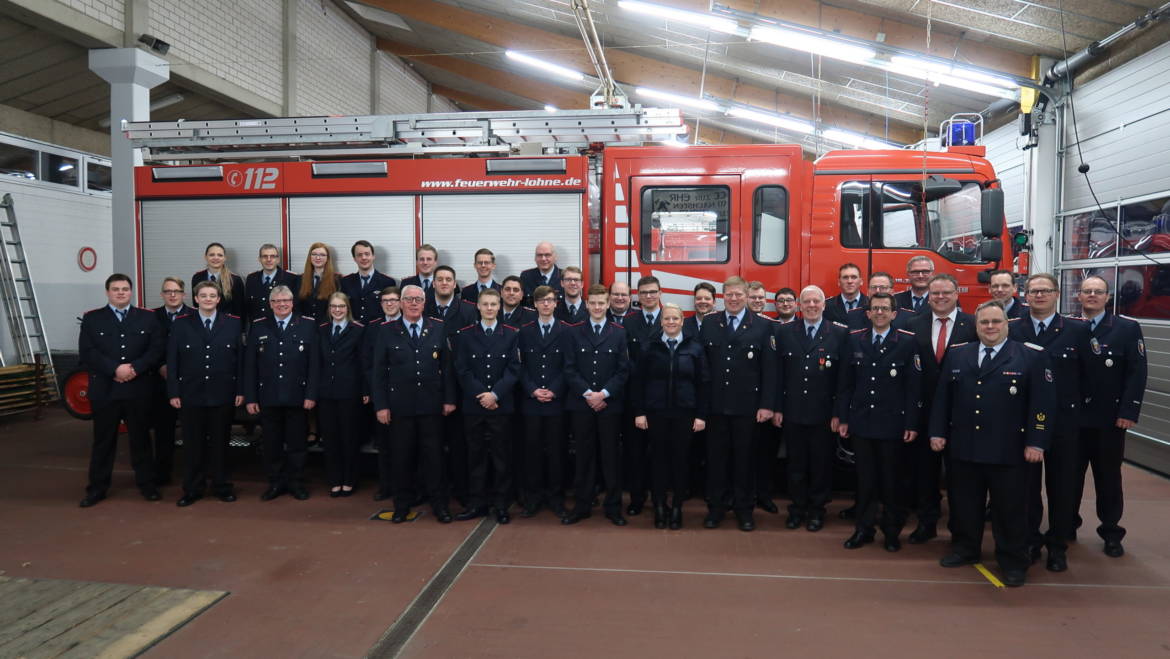 Feuerwehr Lohne war 2019 mehr als 13.000 Stunden im Dienst