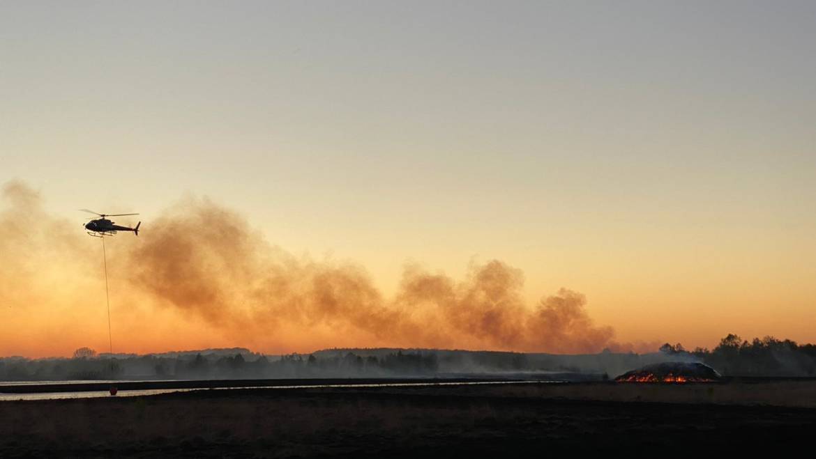Mehrtägiger Flächenbrand im Moor
