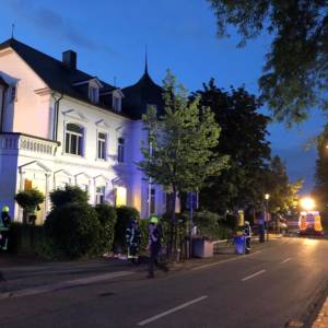 Brand in historischer Villa