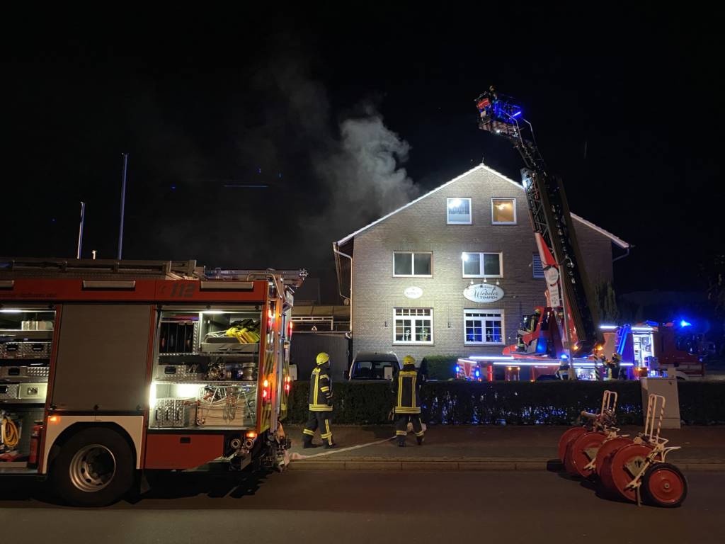 Feuerwehr Lohne löscht Wohnungsbrand an der Lindenstraße