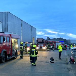 Rauchentwicklung im Industriebetrieb