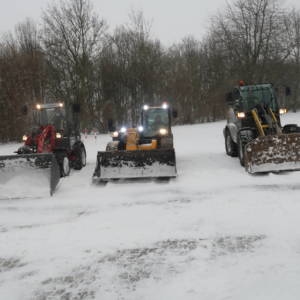 Bereitschaft wegen starkem Schneefall