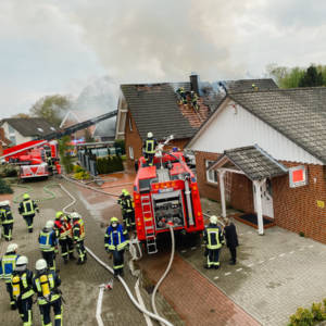 Wohnhausbrand in Dinklage