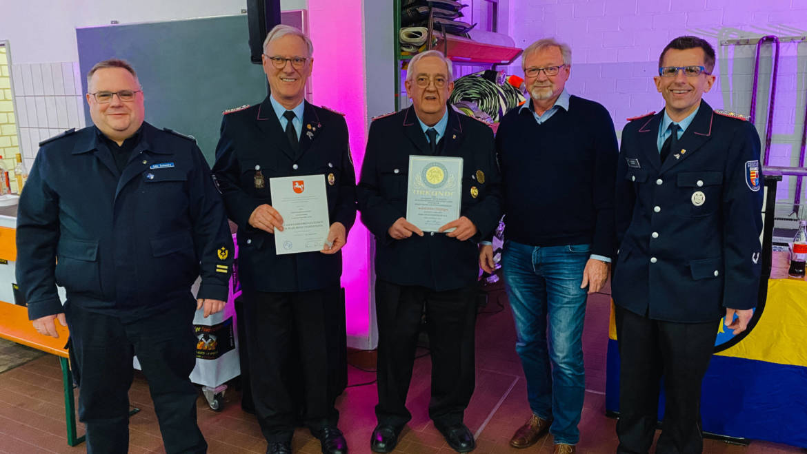 Zwei Mal 50 Feuerwehr-Jahre