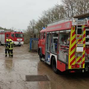 Brand in Werkstatt