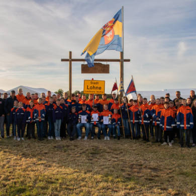 Zeltlager der Jugendfeuerwehr in Osterfeine