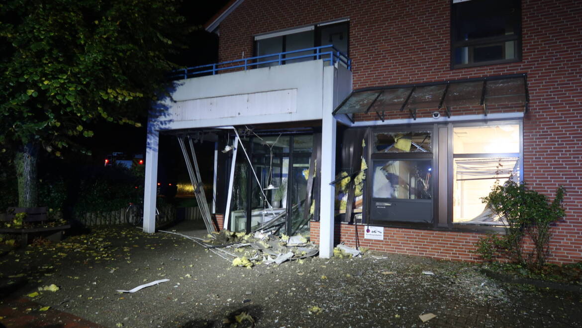 Geldautomat gesprengt