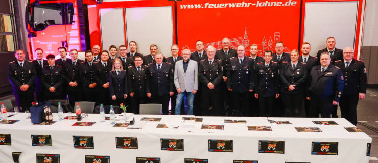 Rückblick auf Rekordjahr der Feuerwehr Lohne