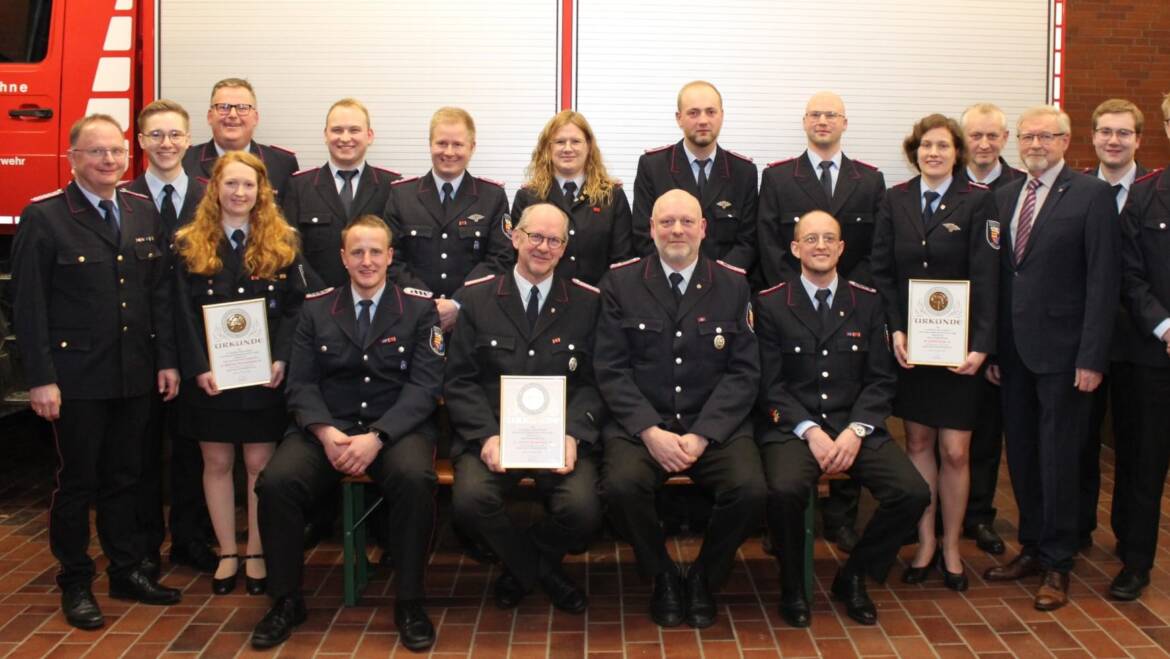 Jahreshauptversammlung der Feuerwehr Südlohne