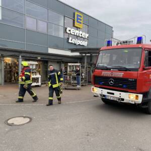 Auslösung der Brandmeldeanlage in Einkaufszentrum