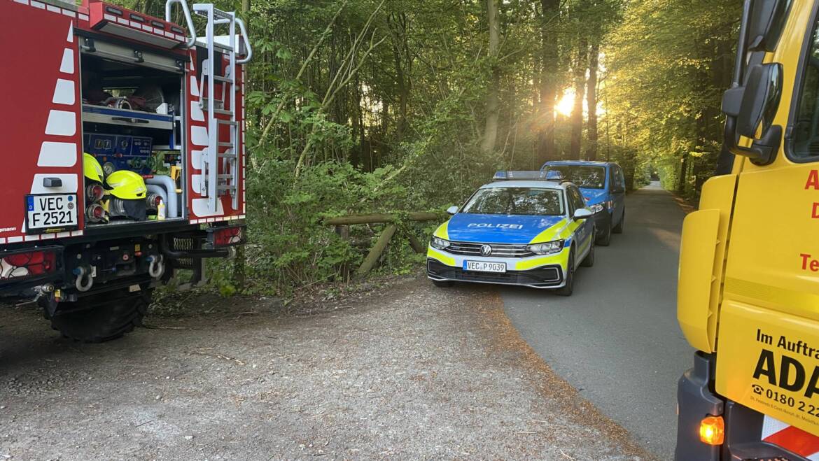 Gemeldeter PKW-Brand