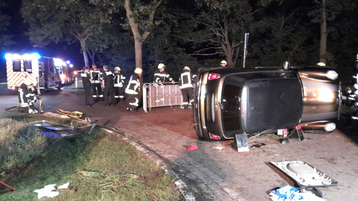 Verkehrsunfall mit vermisster Person