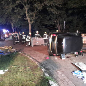 Verkehrsunfall mit vermisster Person
