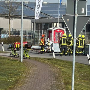 Ammoniakaustritt in Industriebetrieb