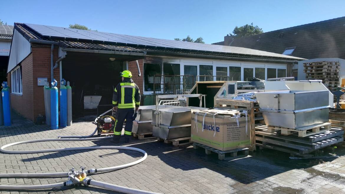 Werkstattbrand