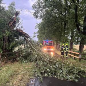 Unwetter und Brände: Feuerwehr in Lohne im Dauereinsatz