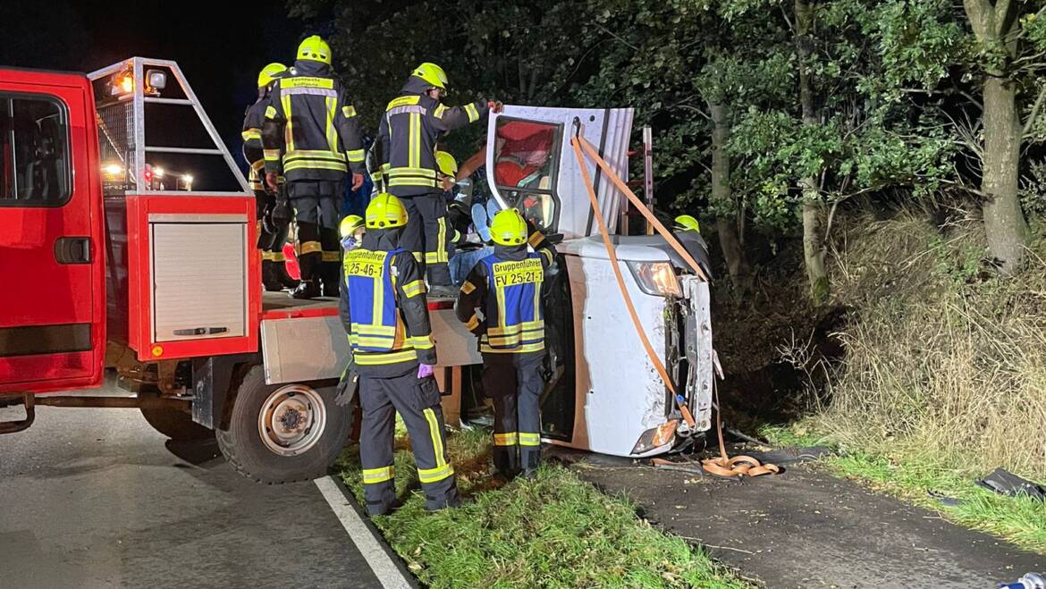 Technische Hilfeleistung nach Verkehrsunfall