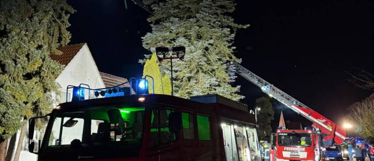 Kellerbrand in einem Mehrfamilienhaus