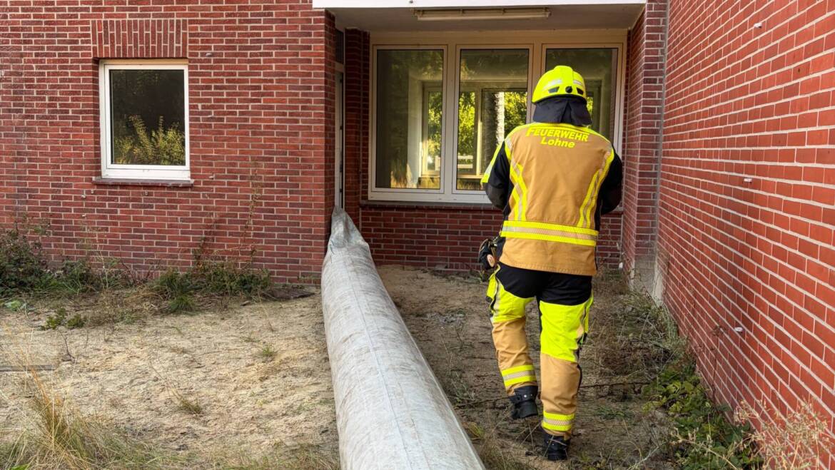 Unterstützung bei Gasaustritt
